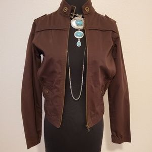 Volcom Brown Moto Jacket